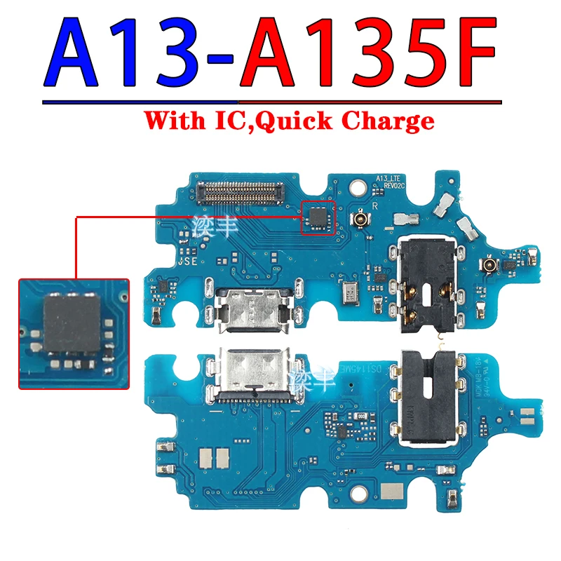 Usb Dock Charger Port for Samsung Galaxy A23 A33 A03 Core A03S A13 A53 A73 4G 5G Charging Board Module