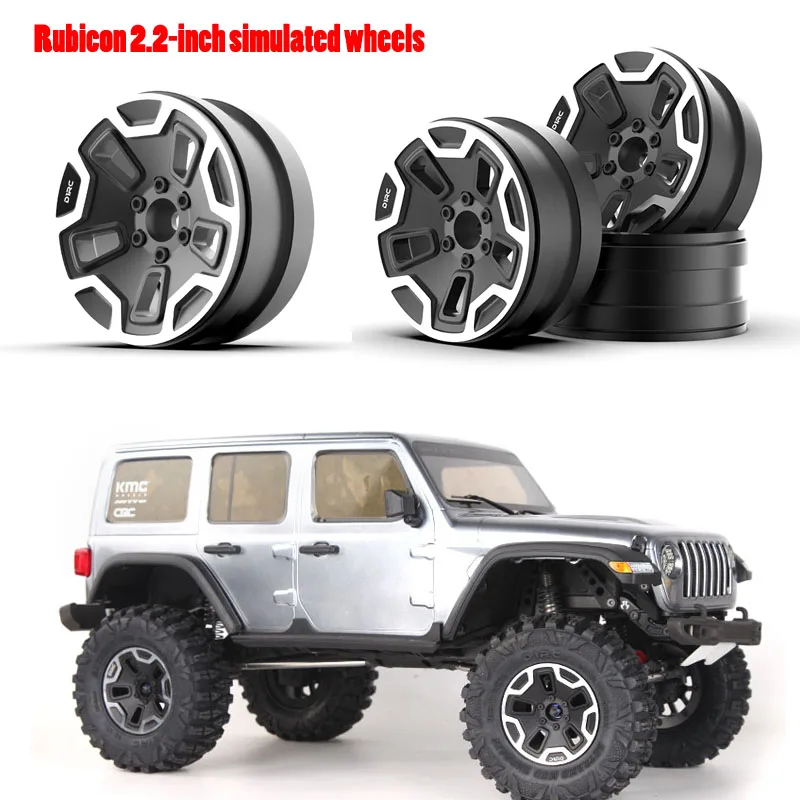 

Rubicon 2.2-inch Metal Simulation Wheel for 1/10 RC Crawler Car Traxxas TRX4 Defender Bronco AXIAL SCX10 RC4WD D90 Upgrade Parts