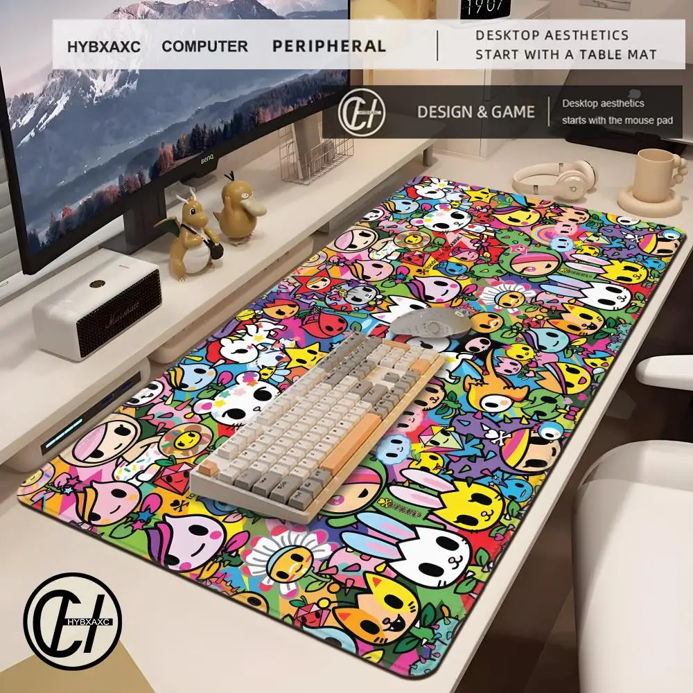 2026 New Japan Cute Tokidoki Mousepad Boy Pad Natural Rubber Gaming Mousepad DeskMat Size for Gaming World of Tanks CS GO Zelda