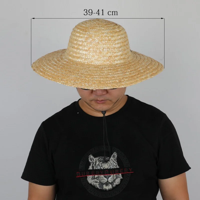 Chinese Bambu Rattan Pescador Handmade Chapéu, Retro Palha Balde, Chuva Turismo Cap, Dança Pesca Cone Sombrinha