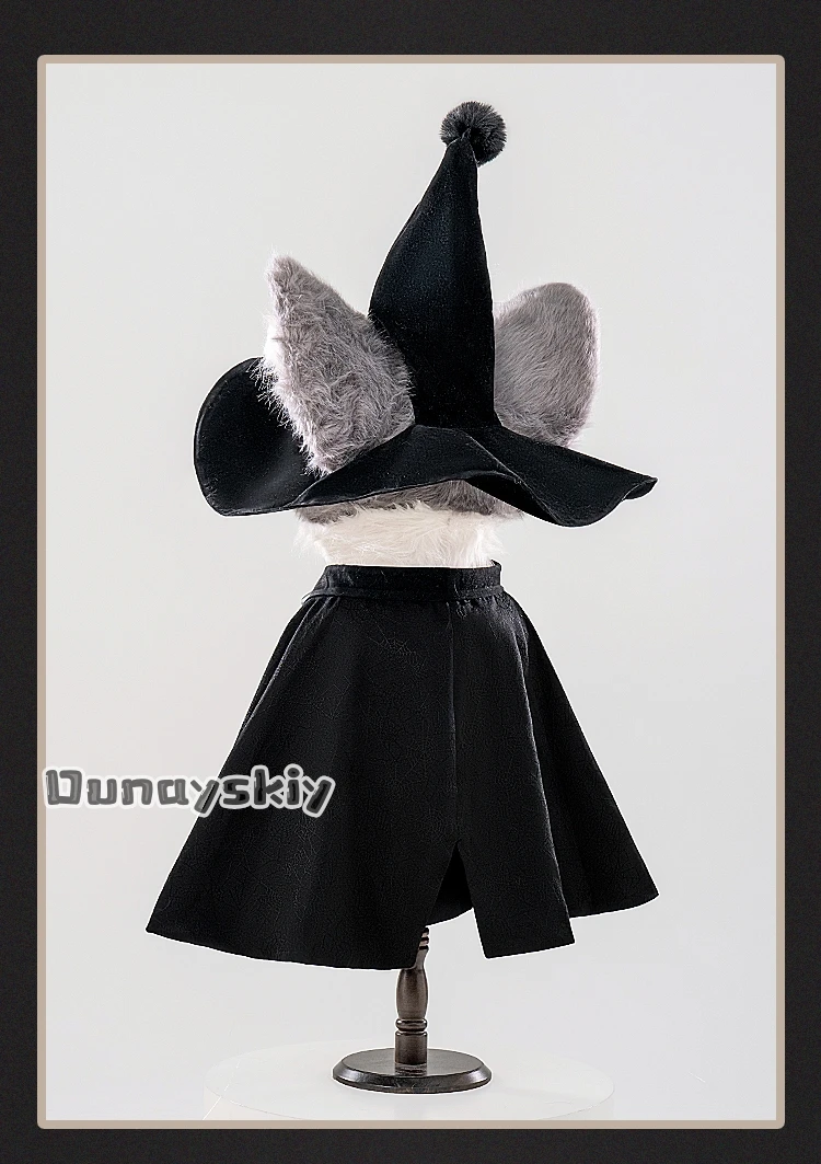 

Anime Kemono Cosplay Wizard Furry Furrsuit Costume{Dream ZS}Magic Cloak Hat Uniform Halloween Disguise Kemono Accessories Props