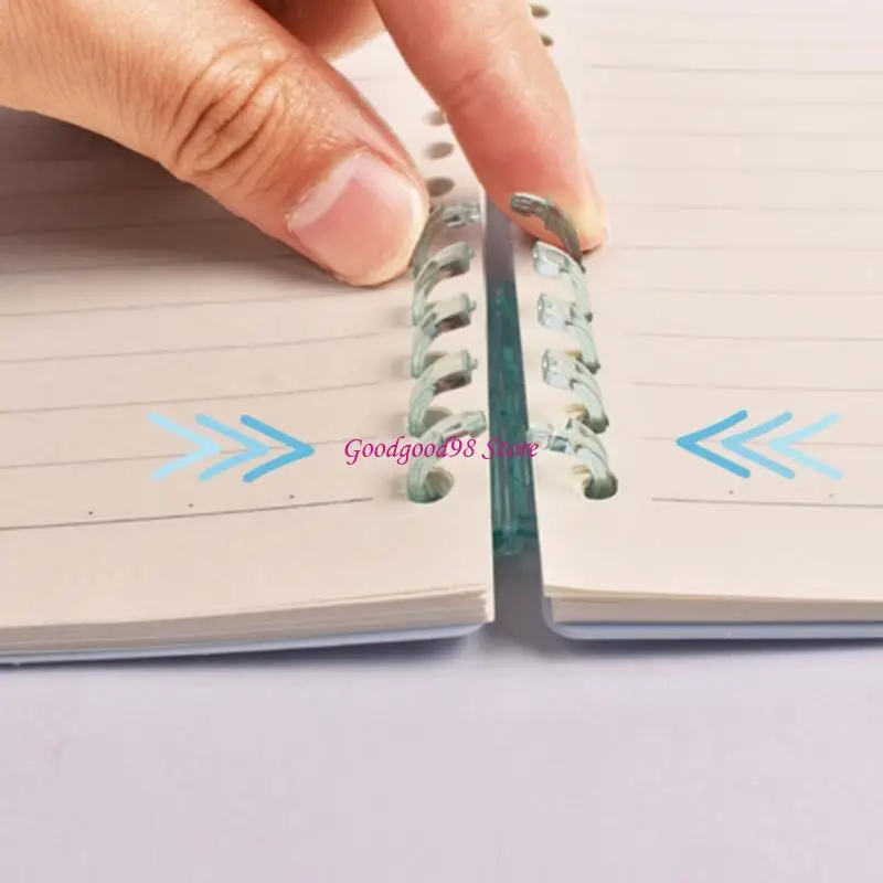 Soft Cover Detachable Notebook Refillable Panes Smooth Paper Transportable Environmental Friendly 