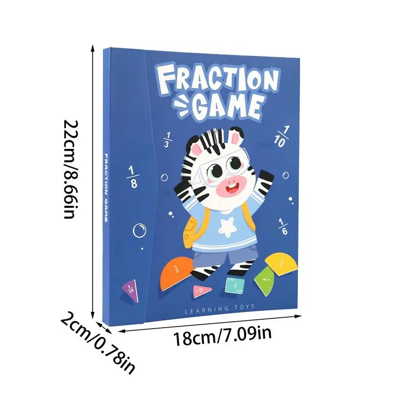 Magnetic Fraction Educational Puzzle Multipurpose Class Fraction Manipulatives Fractions Strips Math Games Classroom Teaching