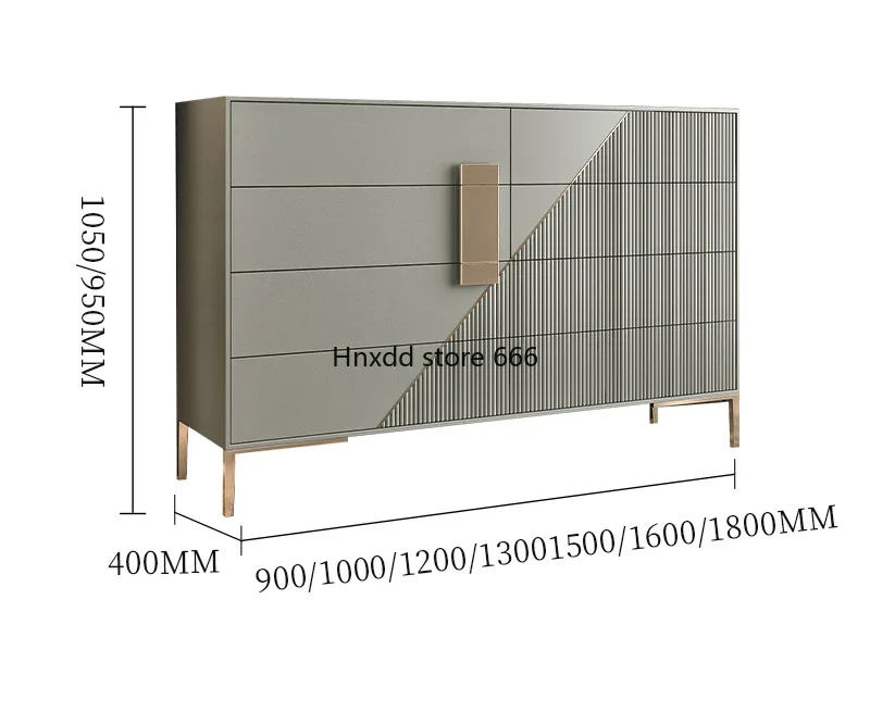 Entrance cabinet, living room against the wall, locker, dining side cabinet, bedroom, bedside storage cabinet image 4