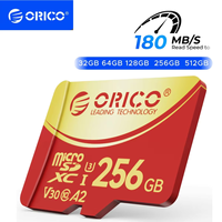 ORICO Memory Card 256GB 128GB 64GB 32GB TF Micro SD Card Up to 180MB/s Storage SD Card for Camera Drone Dash Cam Flash Cards