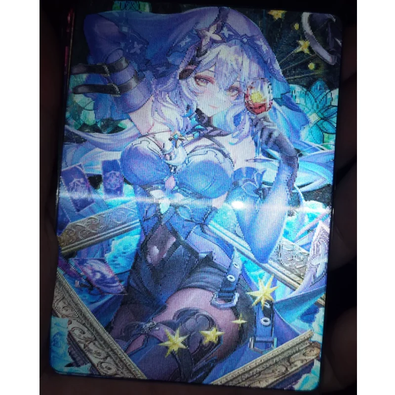 ACG Girl 3D Cards Honkai Star Rail Kafka Jingliu Black Swan Anime Game Characters Collection Naked Eye Three-Dimensional Cards