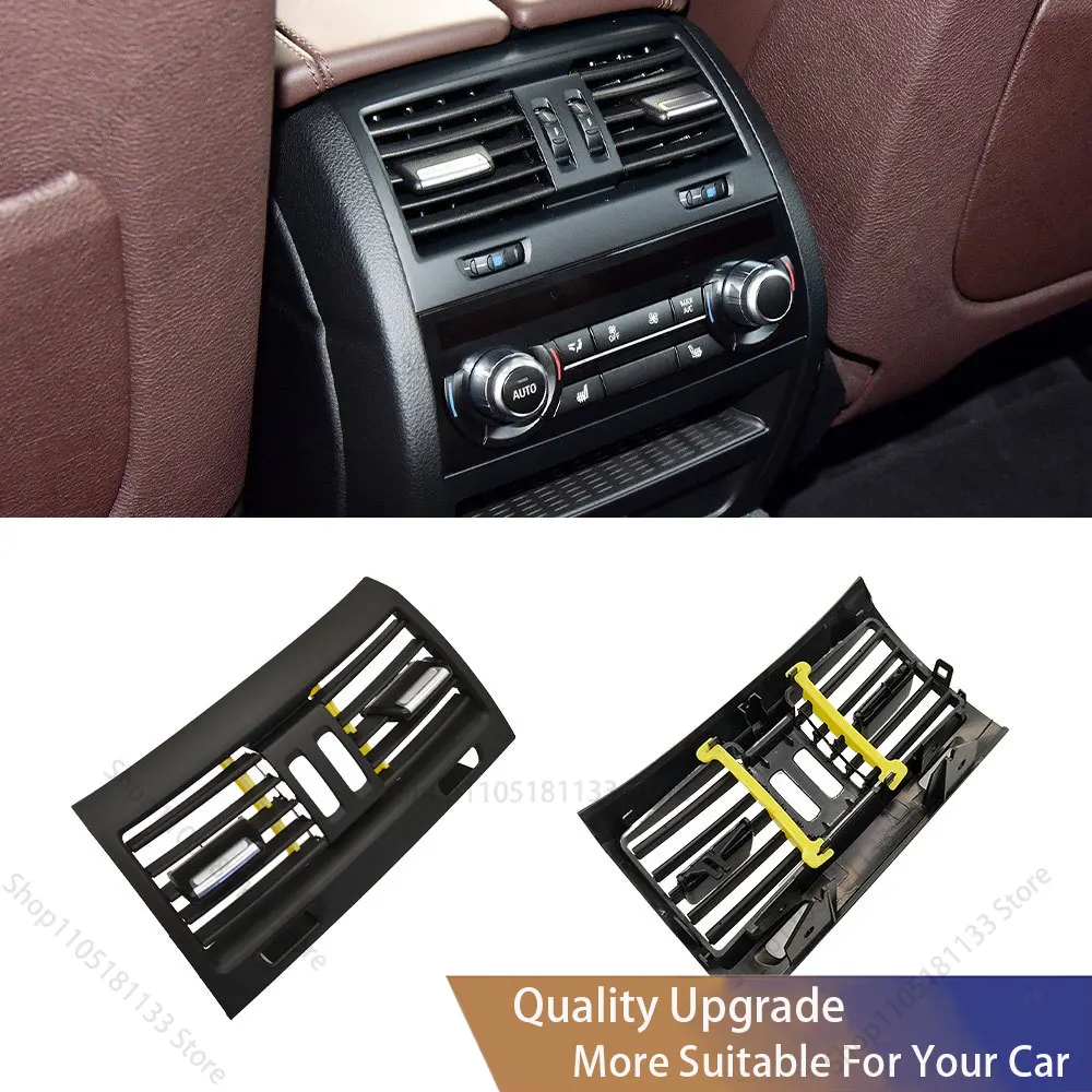 For BMW F10 F11 Car Rear Air Outlet Vent Dash Panel Grille Cover Interior Mouldings Panel Grille For BMW 5 Series 528 530 535i