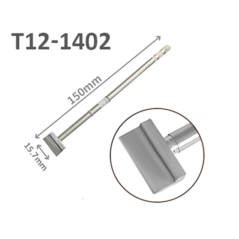 T12 Spade Soldering Ior Tip 1401 1402 1403 1404 1405 1406 For PGA BGA Rework Tool Apply to Hakko 950 951 952 or Other Matching