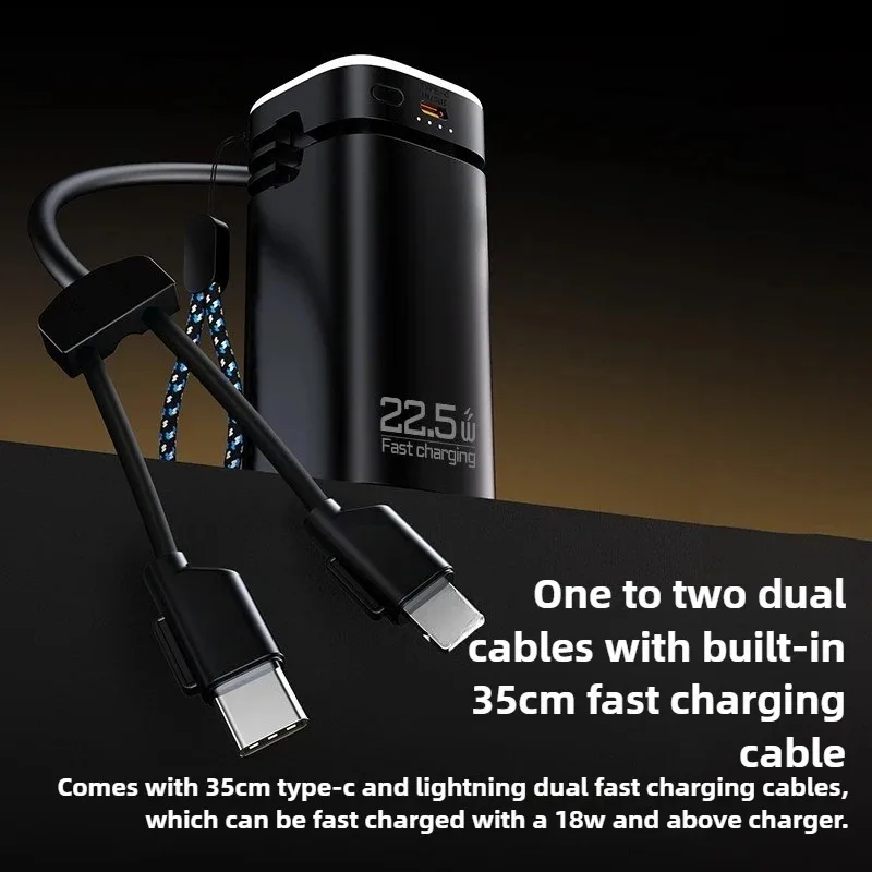 

Super Fast Charging Power Bank 20000mAh 22.5W For Travel For Camping For IPhone Xiaomi Samsung Huawei Portable PowerBank