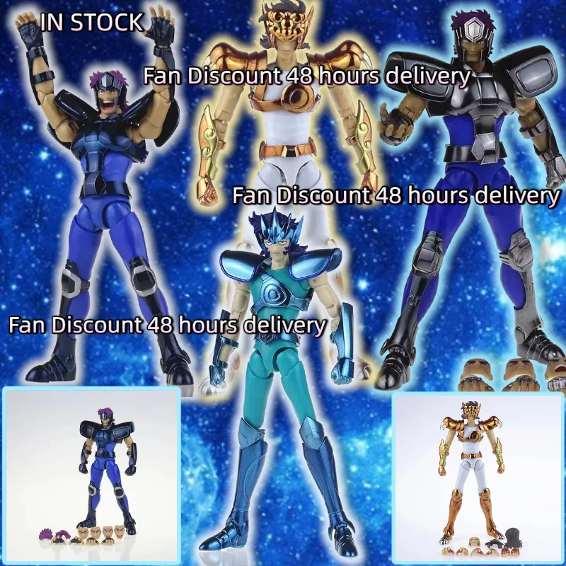 

IN STOCK MST Saint Seiya Myth Cloth EX Bear Geki Xi Wolf/Lupus Nachi Lionet Ban Bronze Knights of the Zodiac Action Figure Model