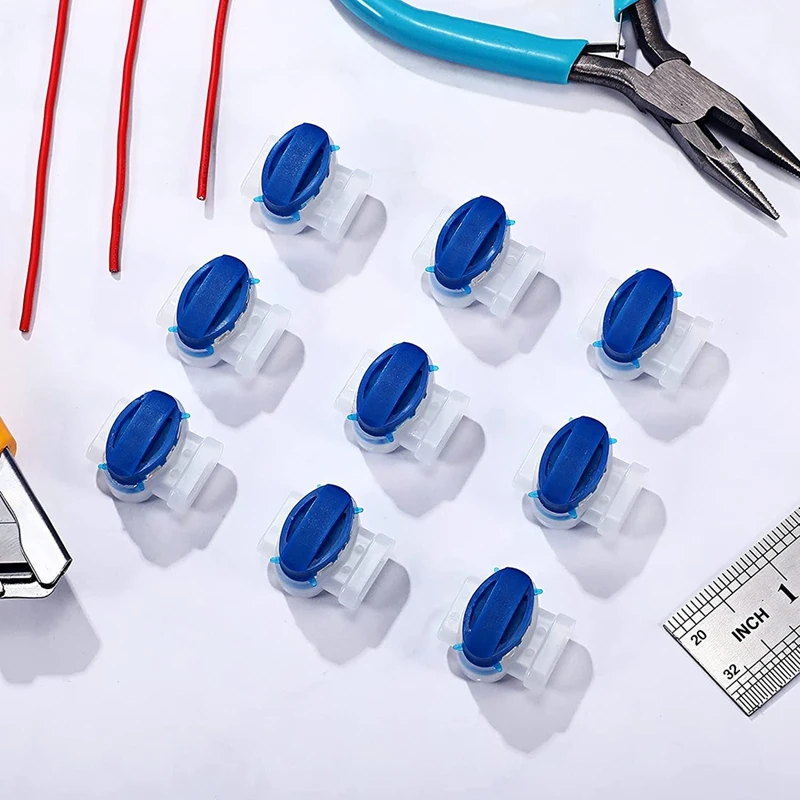 3 Wire Connectors Self-Stripping Pigtail Connectors For 22-14 AWG Cables, Robotic Lawn Mowers