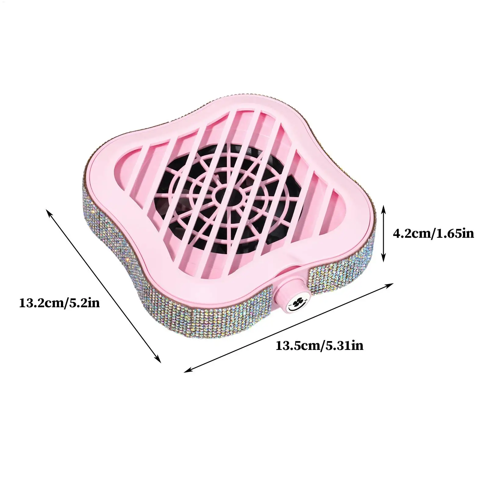 Nagelstaubsammler, leises Reinigungswerkzeug, Nagelstaubsauger, einstellbare Saugkraft, Nagelstaubsauger mit 10 Filtern für Salo