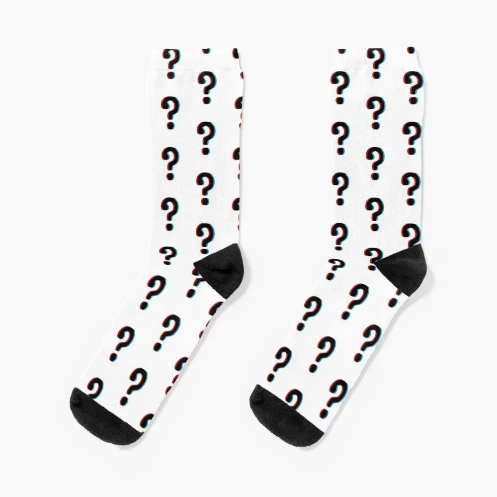 

Question Mark Socks hockey shoes soccer anti-slip funny gifts Socks For Women Men's