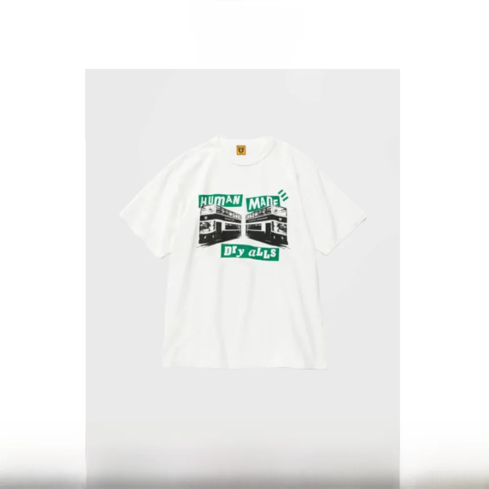 

Женская летняя футболка свободного кроя из хлопка с двойным слоем, креативный дизайн в стиле Hong Kong Sle, для прогулок, с круглым вырезом