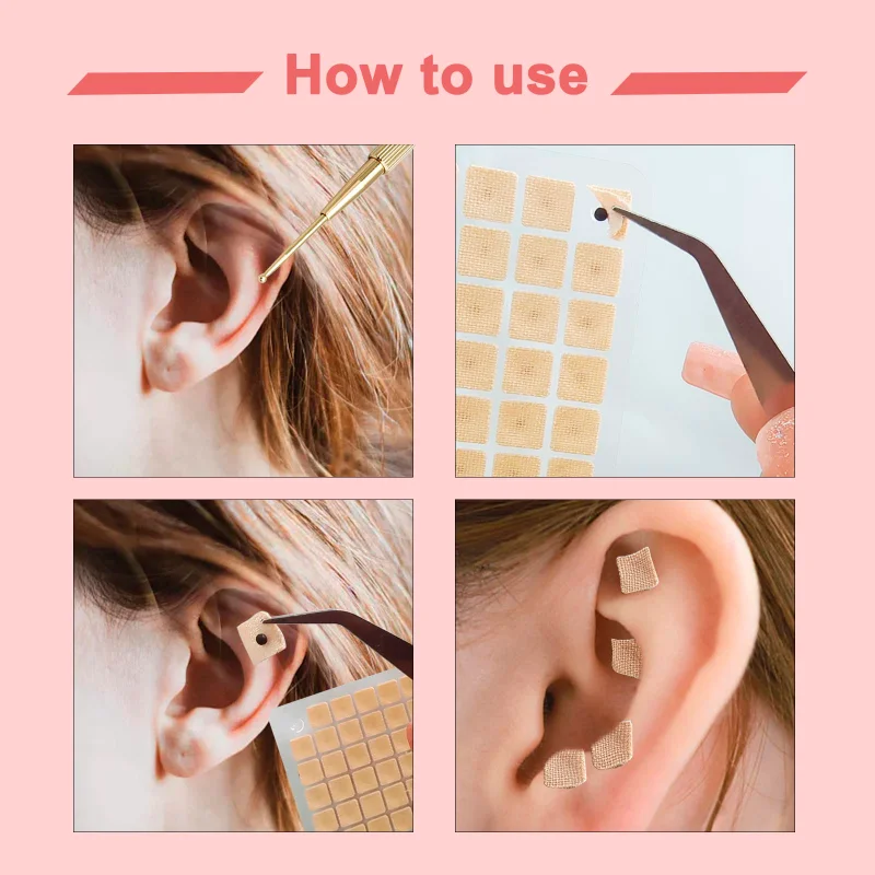 600 pieces/lot Relaxation Ears Stickers Acupuncture Needle Ear Vaccaria Seeds Ear Massage Auricular-paster Press Seeds