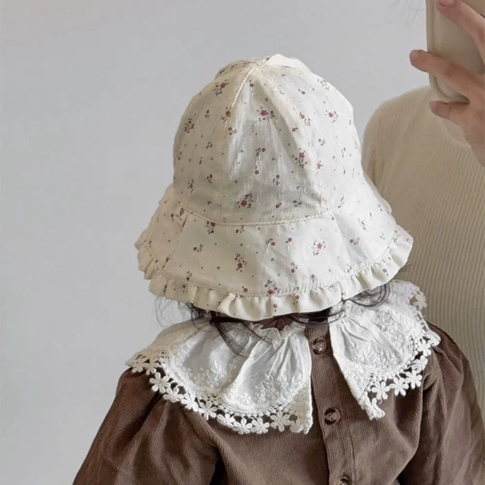 

Sunshade Hat Korean Style Baby Hat Comfortable Breathable Baby Bucket Hat Thin Soft Summer Kid Sun Cap Girls