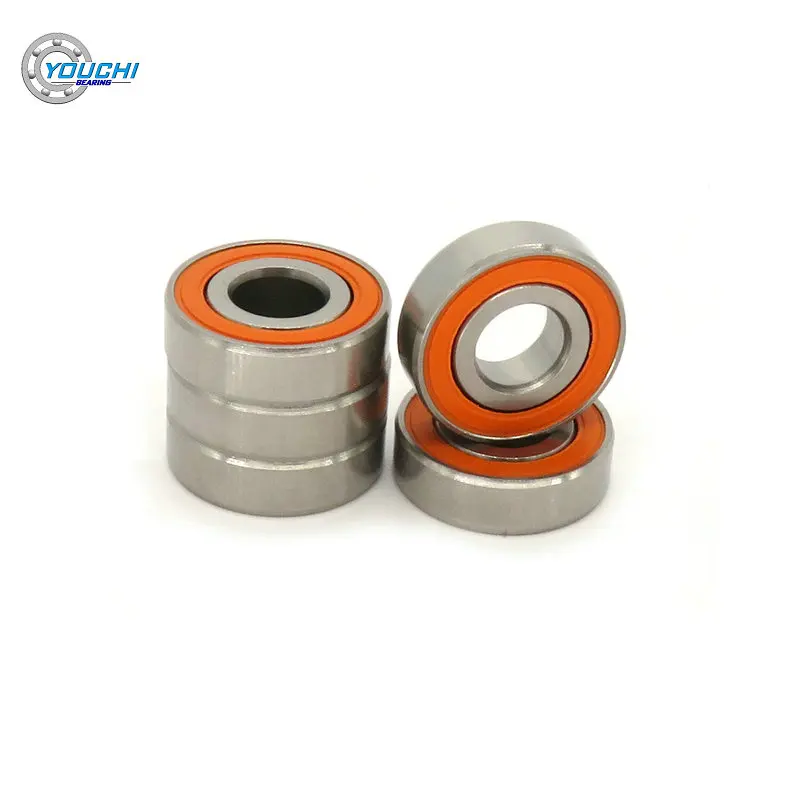 10pcs ABEC7 S697 2RS 7x17x5 Stainless Steel Hybrid Ceramic Bearing S697-2RS 7*17*5 Miniauture Fishing Reels Bearings S697C 2OS