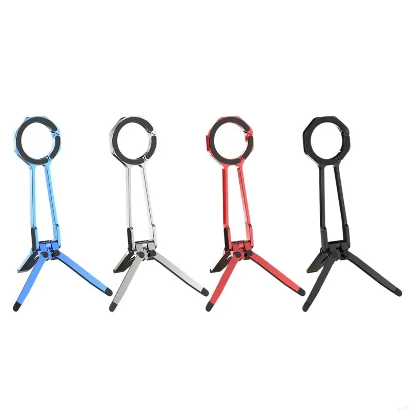 

Portable 360 Degree Rotation Phone Tripod Stand Support Rack Secure Grip Clip for Desk Home Outdoor Use Most Smartphones Y3ND