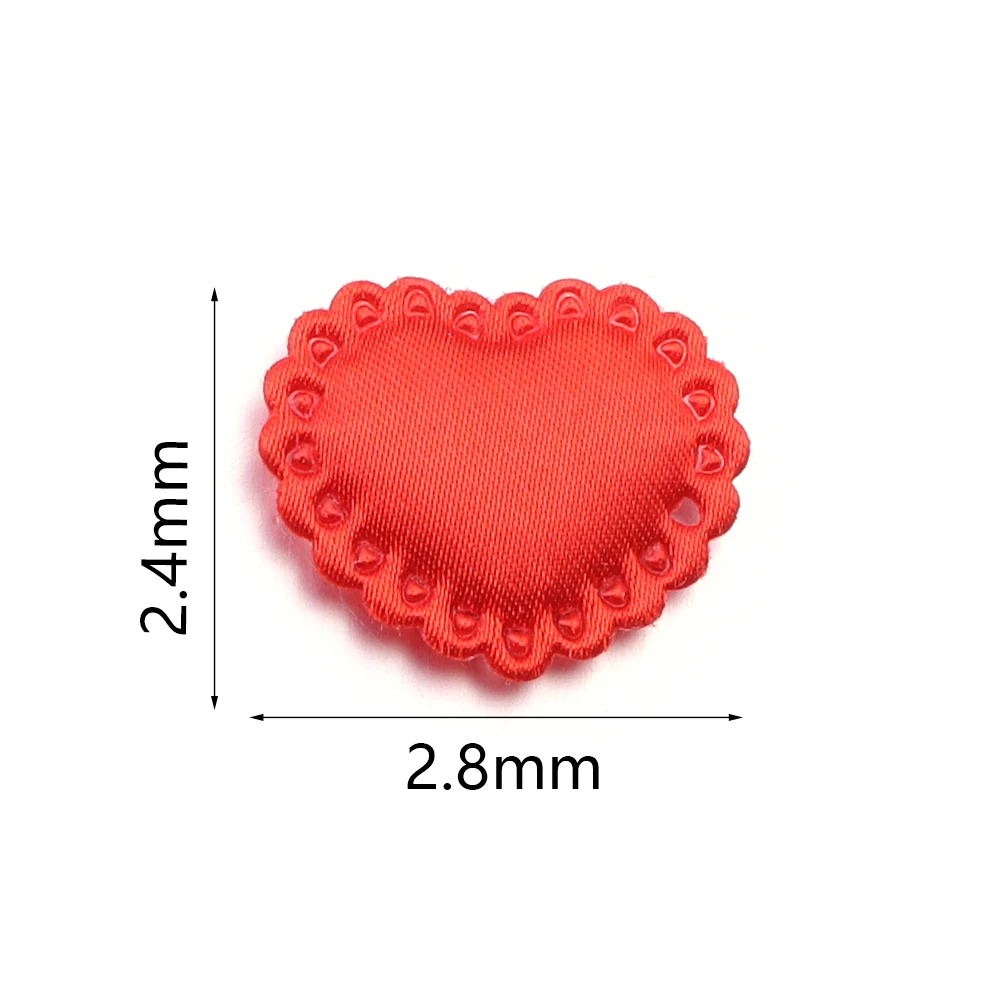 50/100Pcs Colorful Fabric Love Heart Petals Sponge Petal for DIY Crafts Table Carpet Wedding Valentine Day Party Decor Supplies