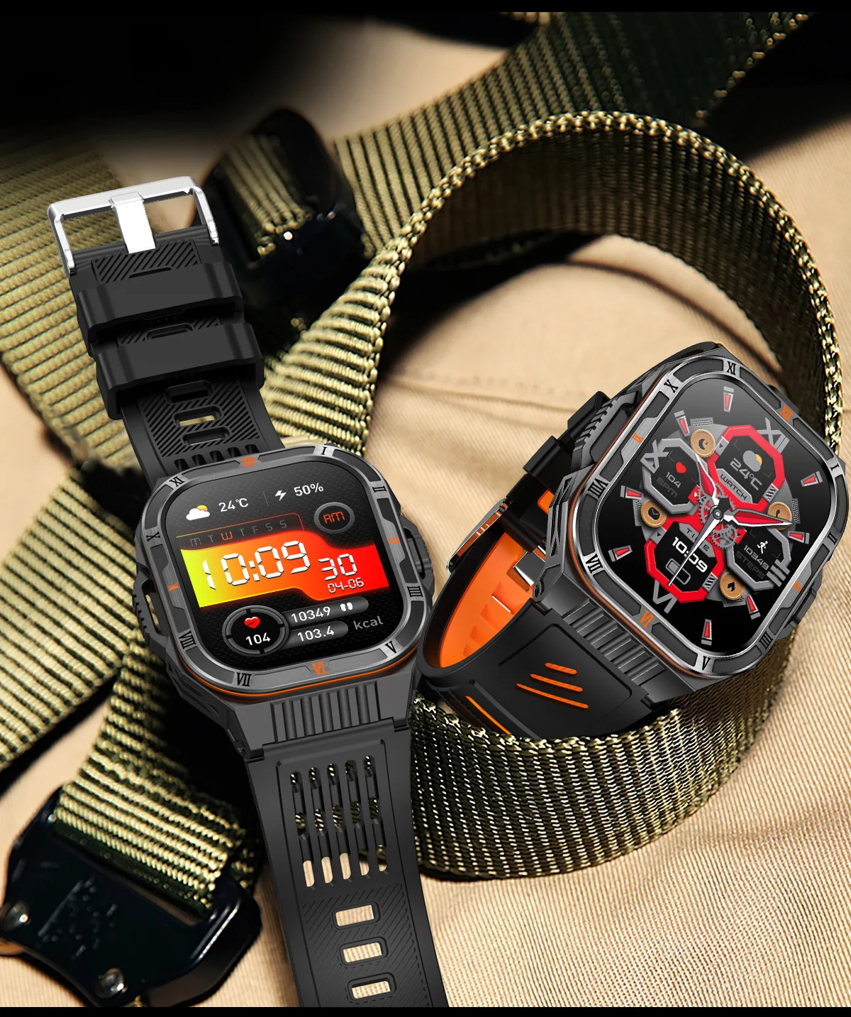 Para Honor Magic8 Pro Magic7 v5 v3 v2 500 Pro 400 relojes inteligentes para hombre deporte al aire libre LED Smartwatch Bluetooth llamada hombres relojes