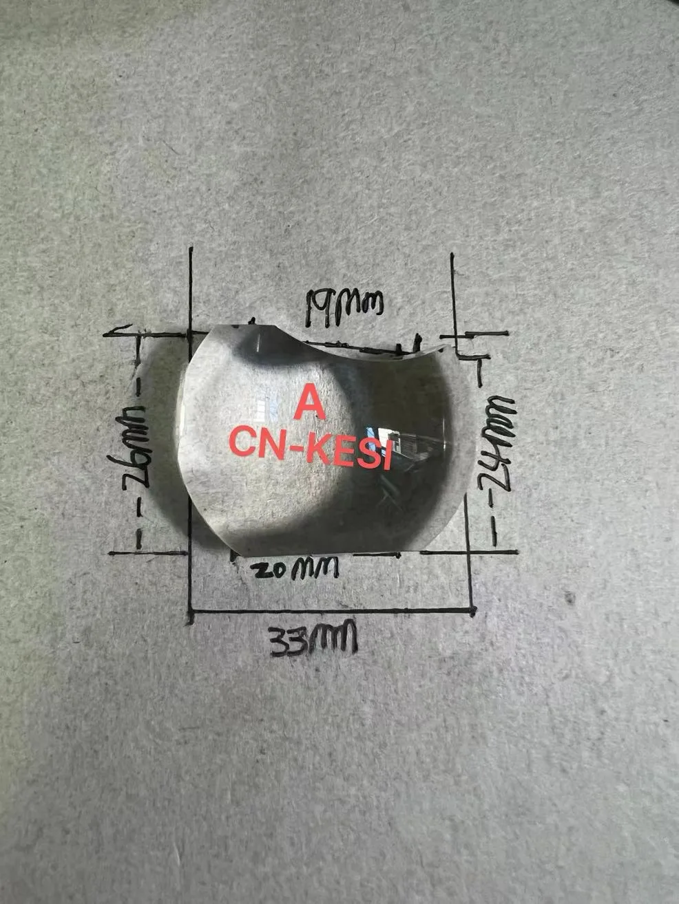 

Replacement Unit Projector Optical Lens Convex Mirror A or B