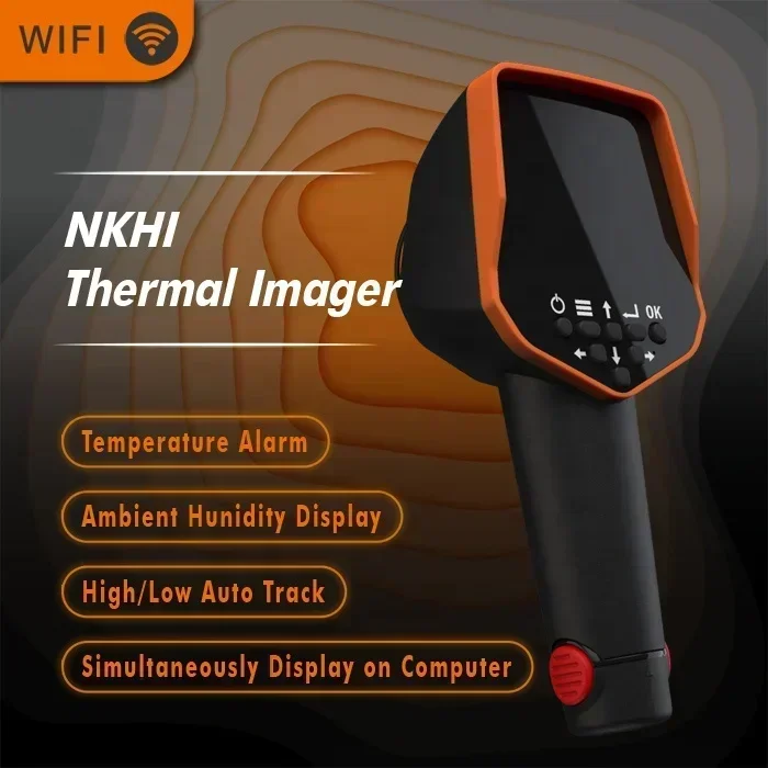 Infrared thermal imager Outdoor-10 °C ±2°C Thermometer Thermal imager Industrial high temperature camera with Wi-Fi