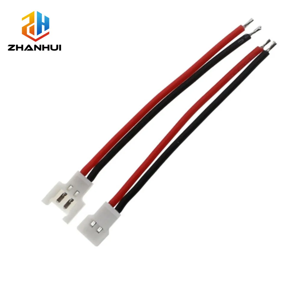 5/10 Pairs MX2.0 2.0mm Pitch 2Pin Male-Female Cable Connector - 15CM 22AWG Silicone Wire Docking Terminal