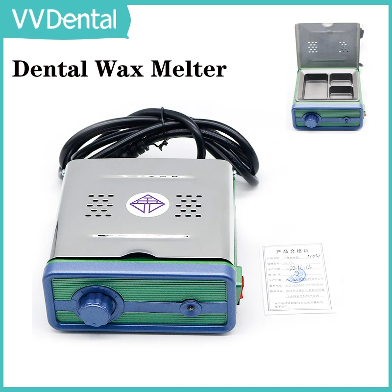 

VVDental Wax Pot Three-slot Melting Device Thermoregulation 30-130℃ 300W For Dentistry Technician Lab Equipment