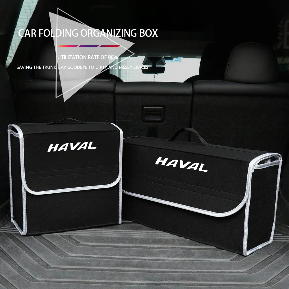 Car Trunk Organizer Box Large Capacity Folding Storage Bag For Great Wall Haval H6 H5 H7 Dargo M6 H9 H6S F7 F7X Jolion X DOG XY