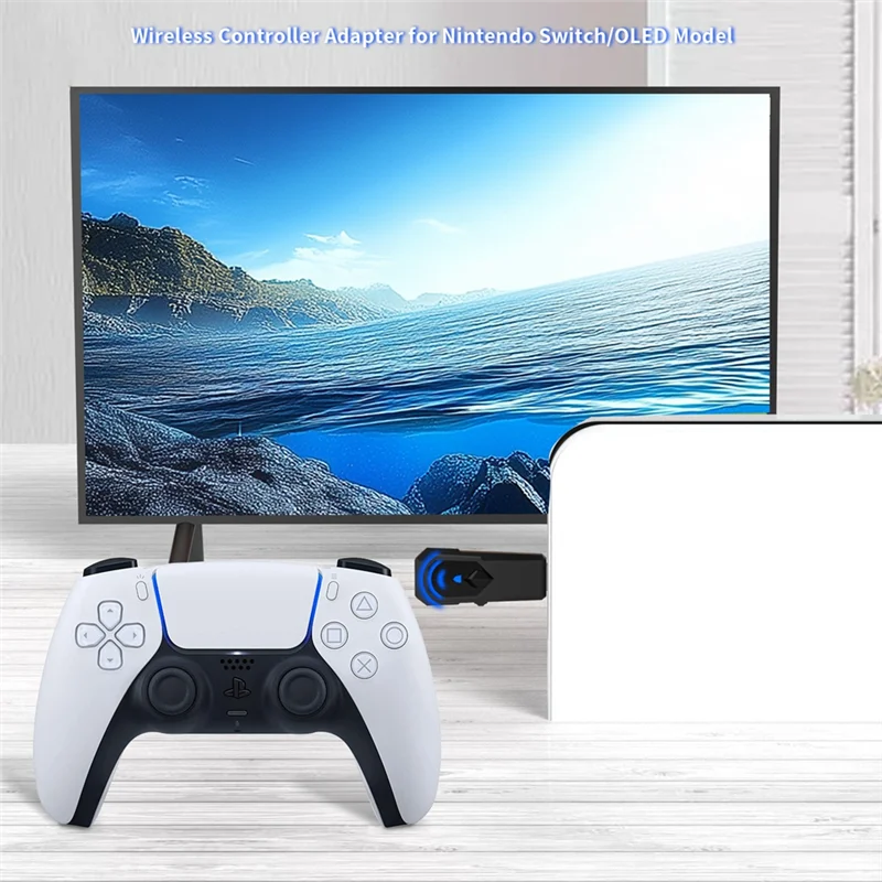 Wireless USB Konverter Für PS5 PS4 PS3 Schalter OLED Bluetooth Gamepad Game Controller Adapter Wired Controller Adapter