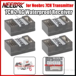 NEEBRC 7CH 2.4G Winch Controller Receiver Waterproof Radio System for RC Car MN128 MN78 MN99S MN98 MN86 Boat Model Transmitter