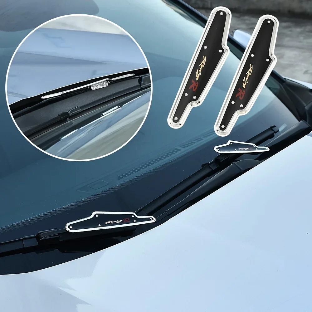 

2pcs Car Windshield Wiper Spoiler Pressure Plate Wiper Trim Aid Protector Separator Presser Universal Automobile Wiper Bracket
