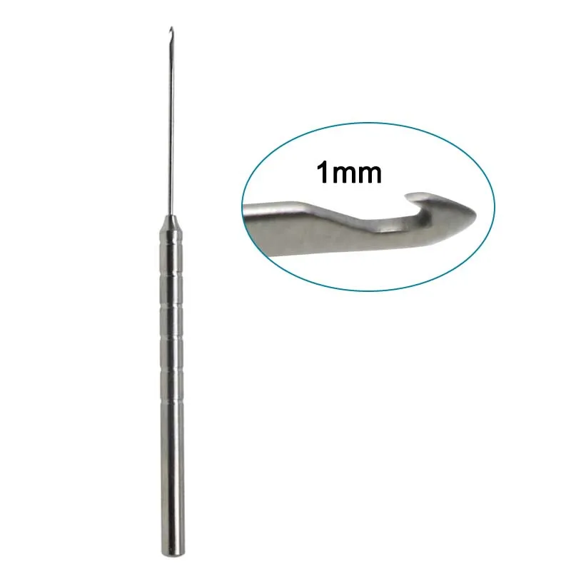 

Round Handle Pull Hook Surgical Wire Hook Pointed Tip Surgical 154mm Plastic Surgical Instrument Stainless Steel