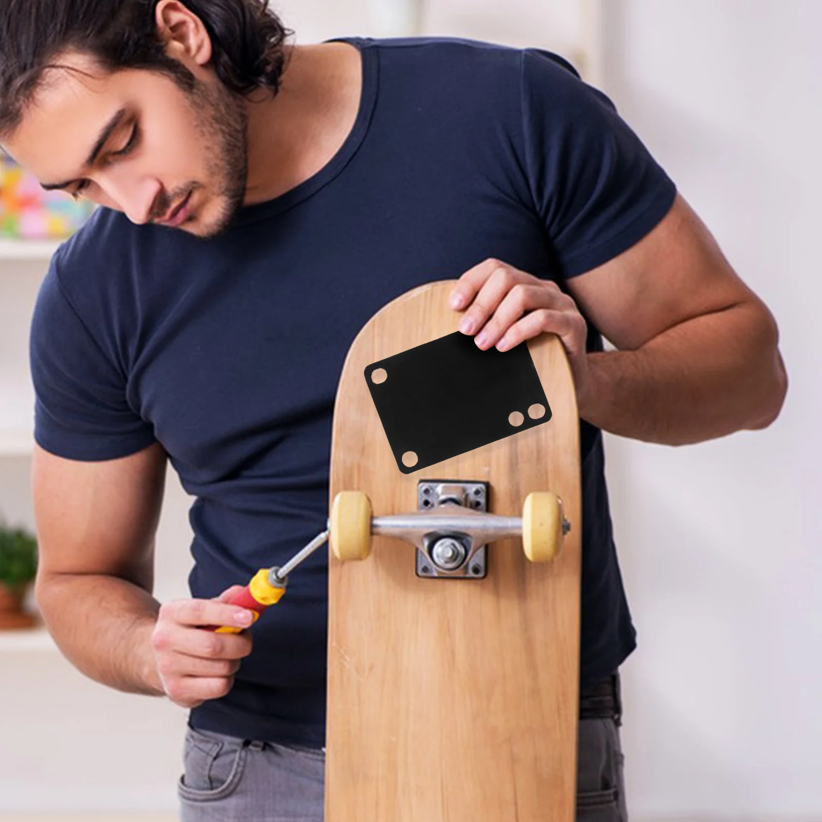 4 قطعة منصات التخميد لوح التزلج PP المواد الناهض للصدمات تصاعد لتعزيز الاستقرار وتقليل الاهتزاز على أربع عجلات #1