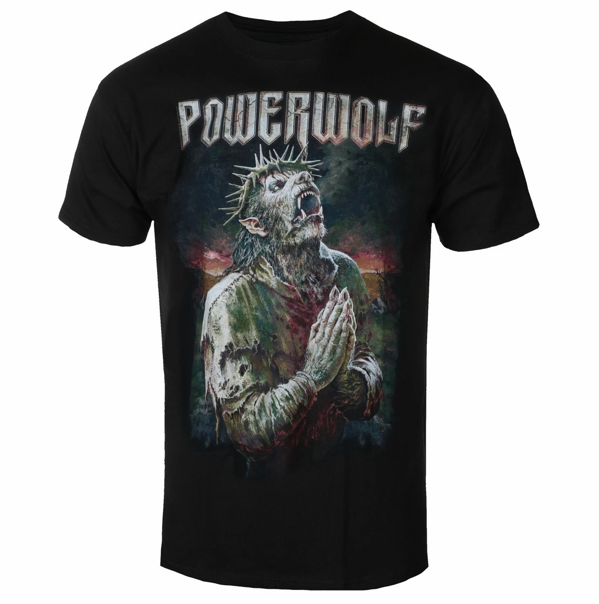 

Powerwolf My Will Be Done Clothing Pattern Printing Summer Luxury Brand Cotton Men's and Women's T-Shirts Short Sleeves