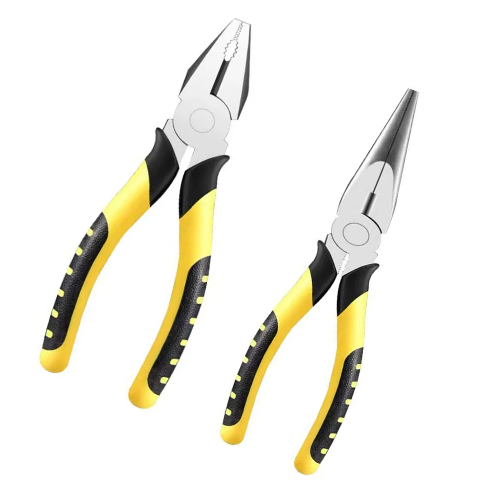 

1/2 Pcs Wire Pliers Labor-Saving Multifunctional Handmade Pliers Comprehensive Wire Cutting Long Nose Plier Hand Tool