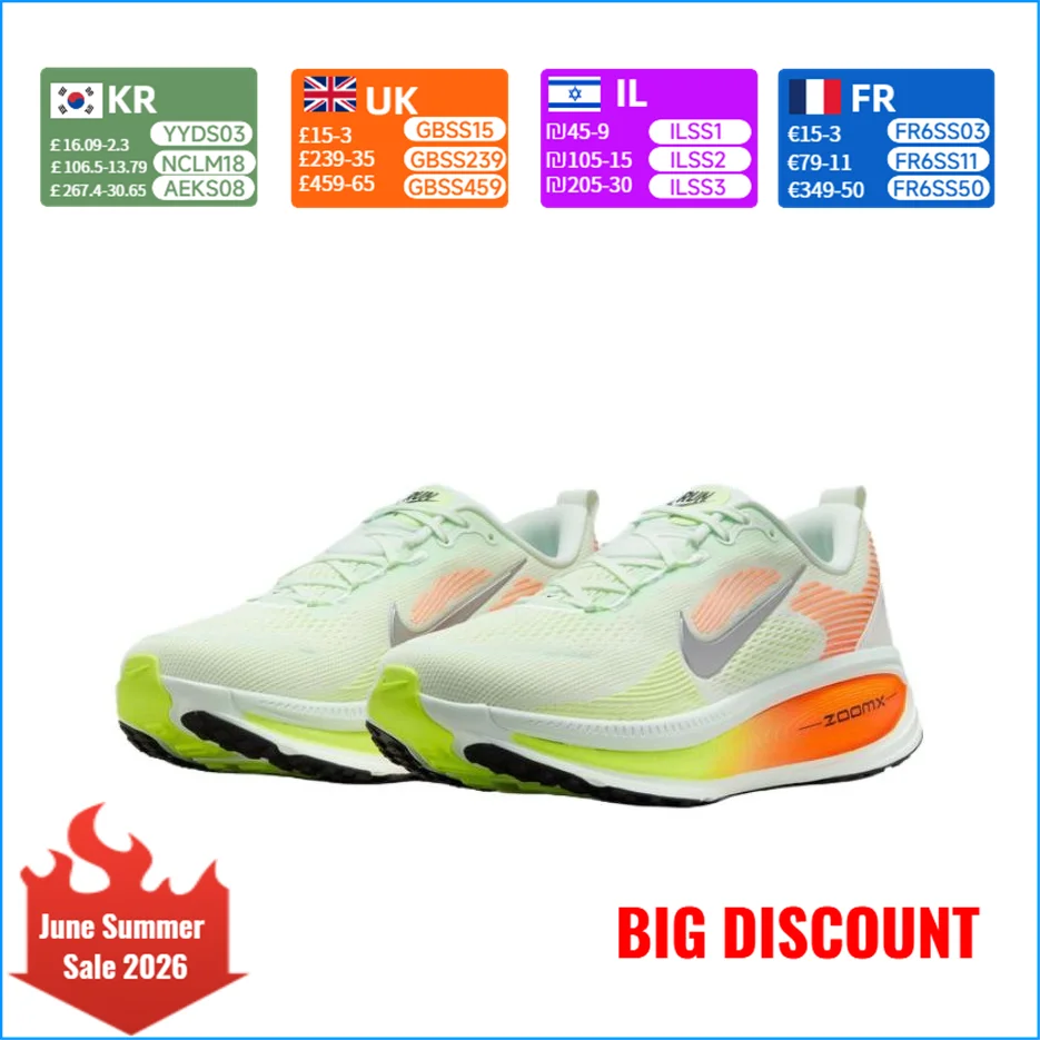 

Nike Vomero 18 Comfortable, Versatile, Slip-Resistant, Durable, Breathable Low-Top ZOOMX Casual Running Shoes for Men HM6803-300