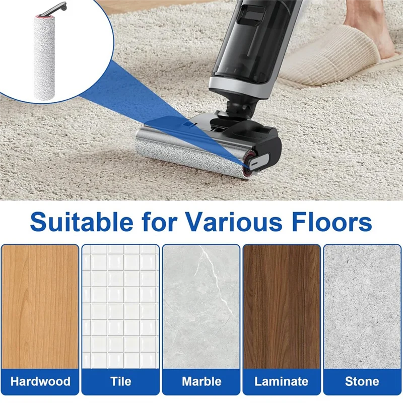 WHYY-rolborstel en Hepa-filters voor vervangende accessoires voor Dreame H14 nat- en droogstofzuigers