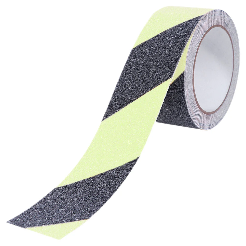 5CM 5M Black Green Glow in Dark Anti Stair Tape Frosted Night Light Reflective Strips Self for Indoor