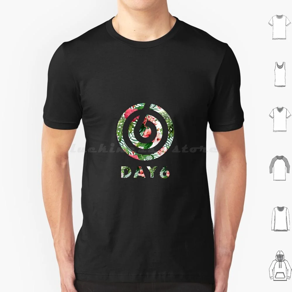 Day6 Flower Pattern Logo T Shirt Men Women Kids 6xl Kpop Day6 Park Jaehyung Kim Wonpil Park Sungjin Yoon Dowoon Brian Kang Kang