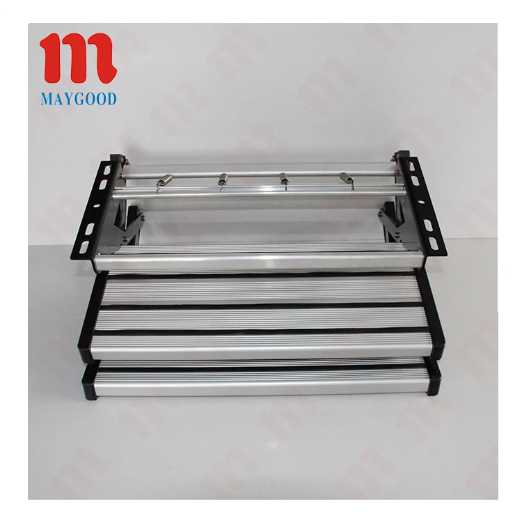 Camper Van Accessories 550x230mm Aluminum RV Folding Ladder Steps Double Layer Entry Step