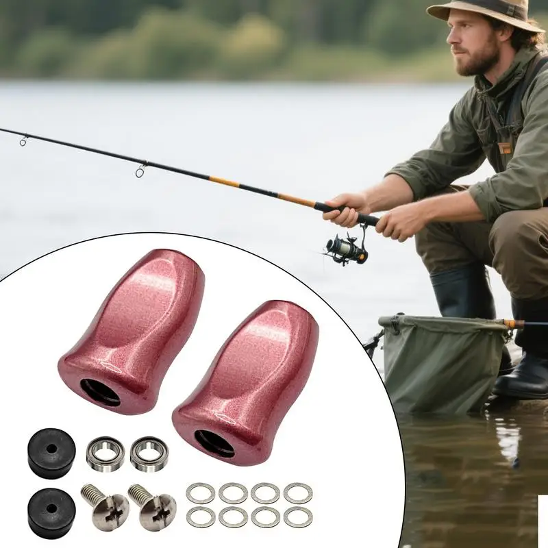 Fishing Reel Grips Casting Baitcaster Reel Grip Lightweight Non Slip Ergonomic Sleeves For Maintenance Women Beginners Repair