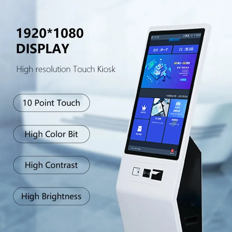 Custom 32 Inch Hospital Health Check Self Service Ordering Check In Kiosk