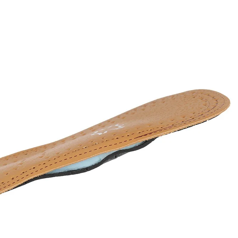 Leather Orthotic Insoles Arch Support Sports Insoles For Shoes Men Women Wear-resistant Breathable Shoe Pad Inserts