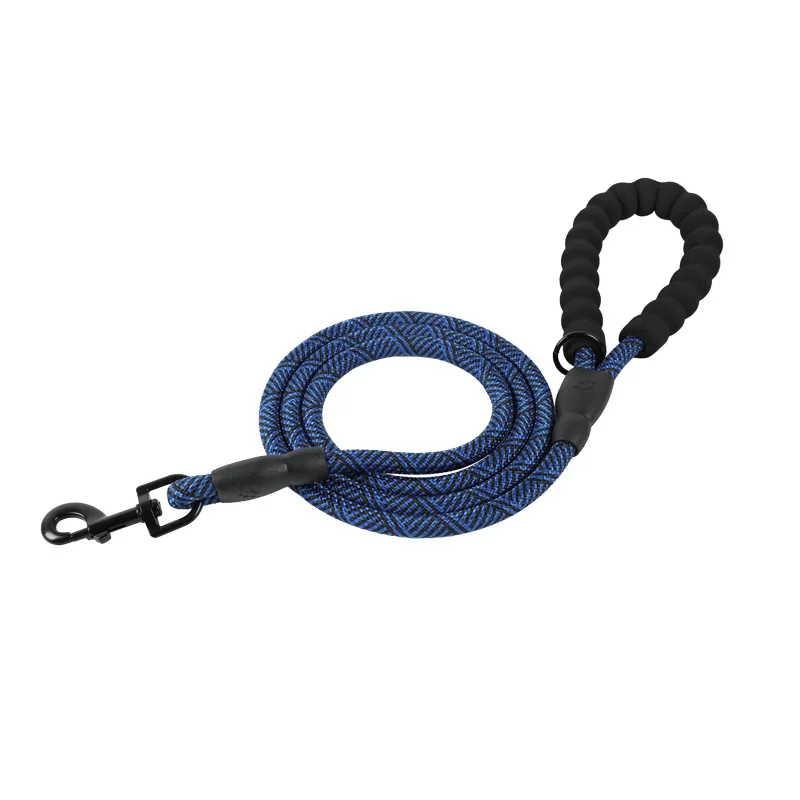 Reflective Nylon Round Dog Leash For Safe Walking And Control_voghion.com