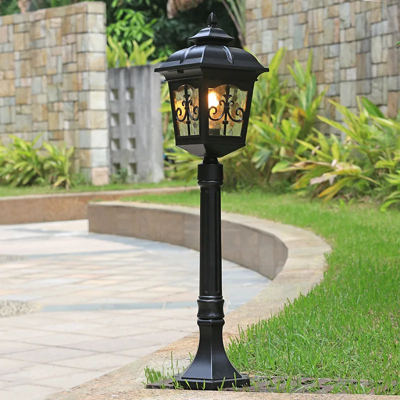 Europe Outdoor Led Lawn Lamp Aluminum Waterproof IP54 80CM Lawn Lamps LED Landscape Light For Garden Yard AC85-265V