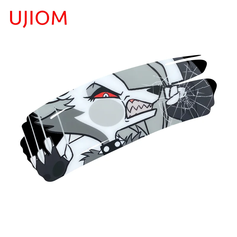 UJIOM Creative Loona Clean The Glass Wall Stickers Funny Cartoon Graffiti Smart Home Window Decals Cool Bedroom Accessories