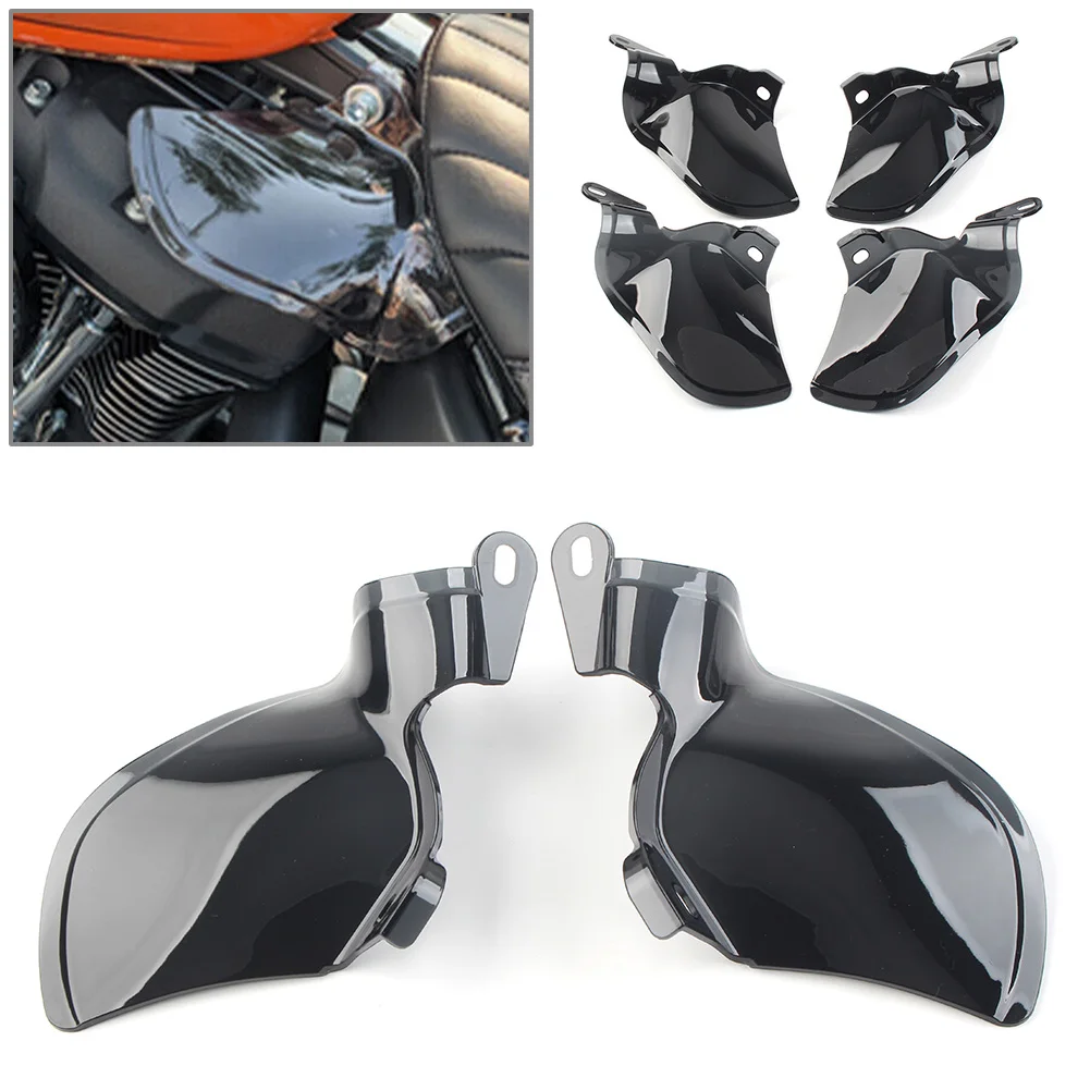 2 PCS Motorbike Mid Frame Air Deflector Heat Shield Cover For Harley Softail Fat Boy Breakout 2018 2019 2020 2021 2022 2023