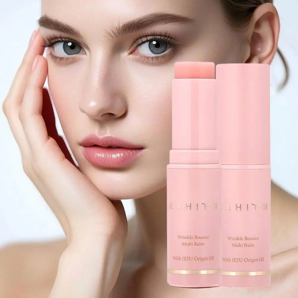 Pink Face Wrinkle Bounce Moisturizing Multi Balm Repair Damaged Skin Moisturizing Elastic Hydrating Cream for All Skin Types