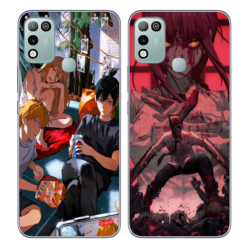 Tatsuki Fujimoto غطاء المنشار لموتورولا ، موتو G13 ، G14 ، G53 ، G54 ، G62 ، G72 ، G82 ، G84 ، E13 ، E20 ، G42 ، G32 ، G23 ، G22 ، حالة #4